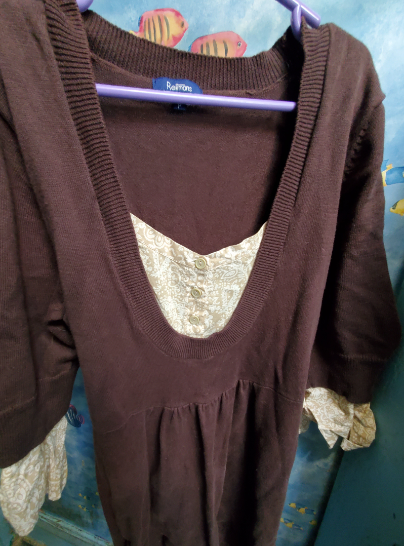 Assorted set of 6 faux collar sweater shirts image indicator(3)