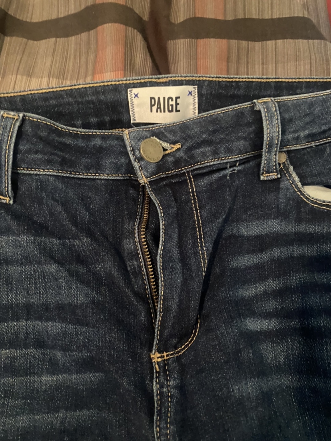 Paige ankle distressed jeans size 32 - photo 2