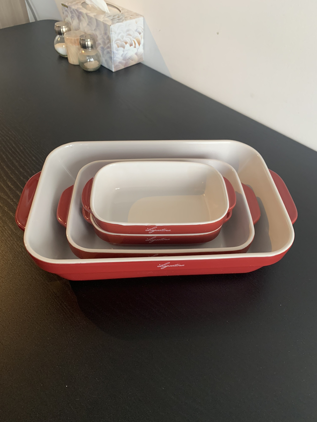Lagostina baking/cooking dishes 4 pieces
