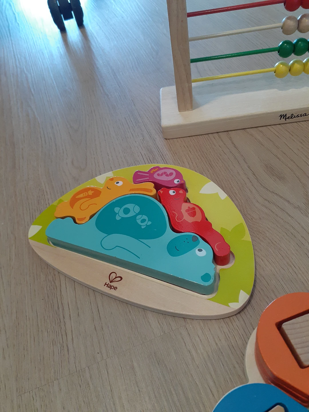 A BOX OF WOODEN TOYS (0-3 YRS) image indicator(4)