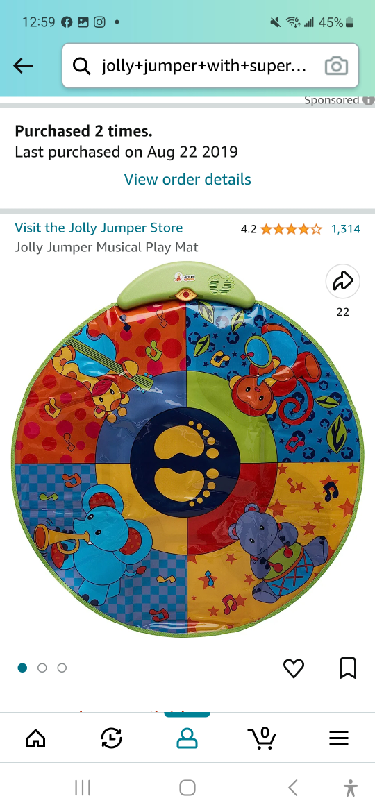 jolly jumper super stand with musical mat - photo 4