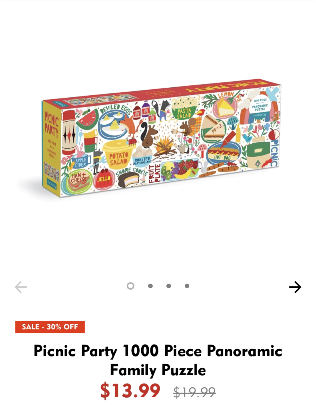 Picnic Party 1000 pieces Puzzle (80% off) thumbnail