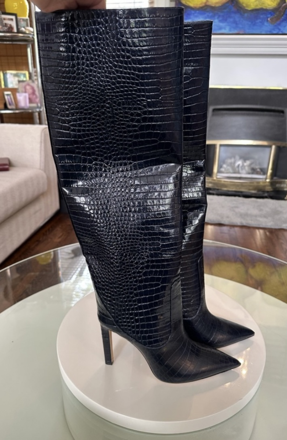 Stunning Jimmy Choo Mavis high boots thumbnail