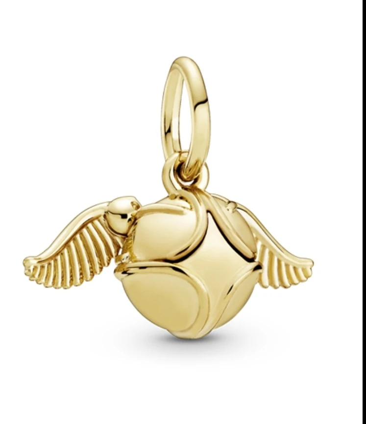 Pandora harry potter necklace snitch charm