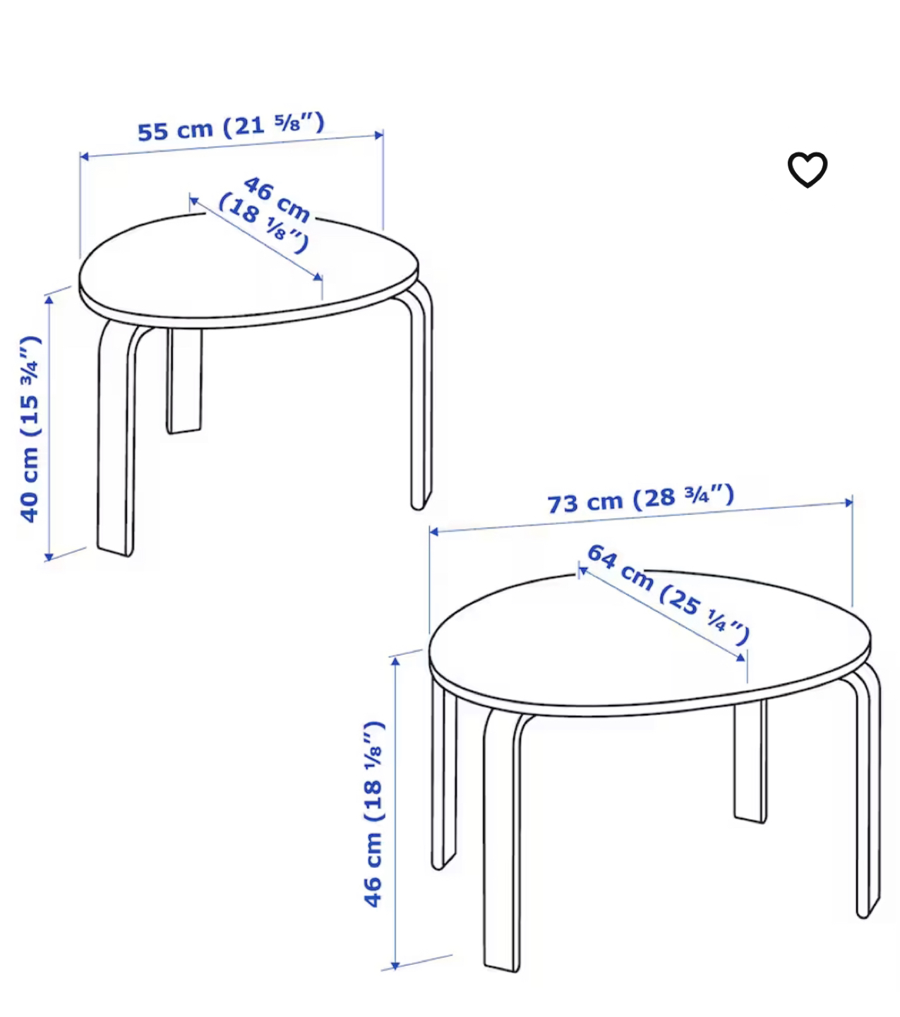 2 SVALSTA coffee tables - photo 2