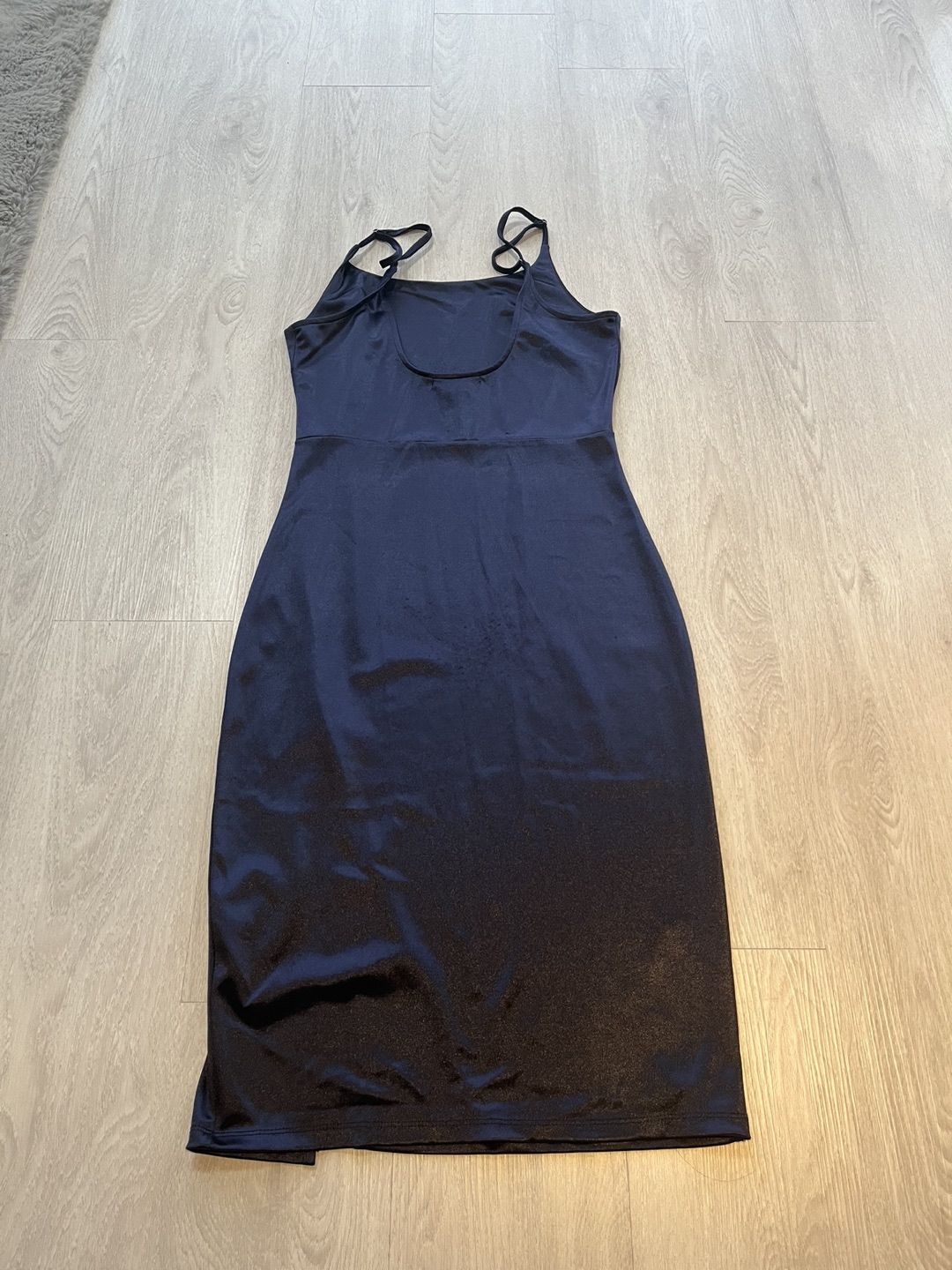 Beautiful Navy Blue Slit Dress image indicator(3)