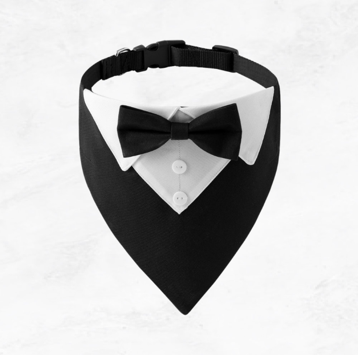 Dog tuxedo wedding bandana size L