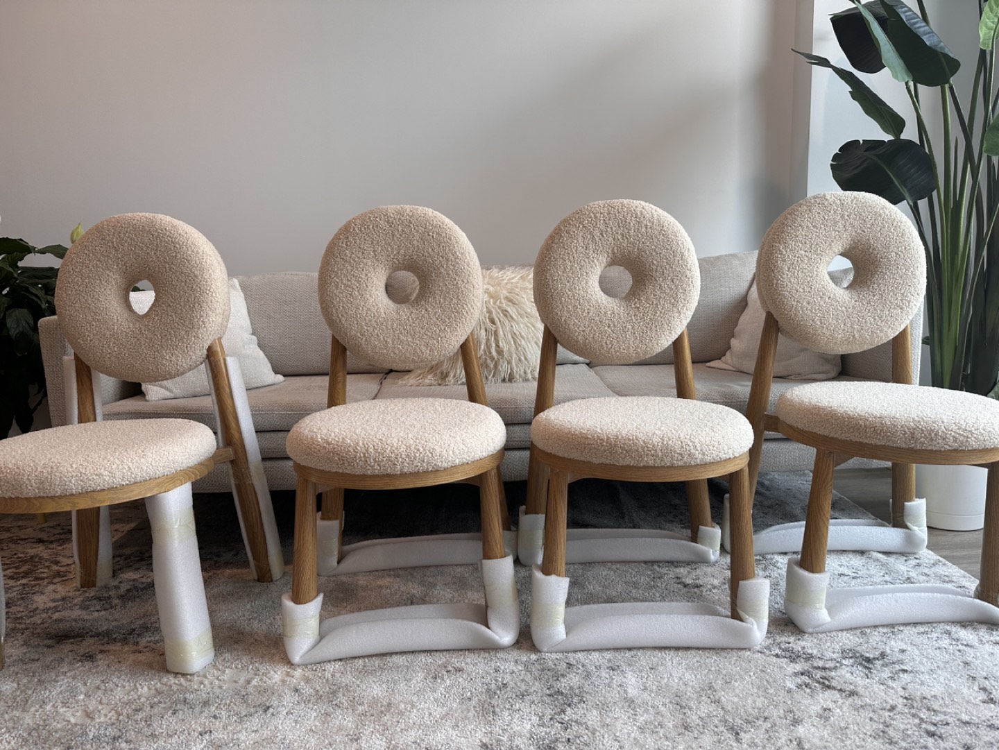 Boucle Chairs set of 4 - photo 4