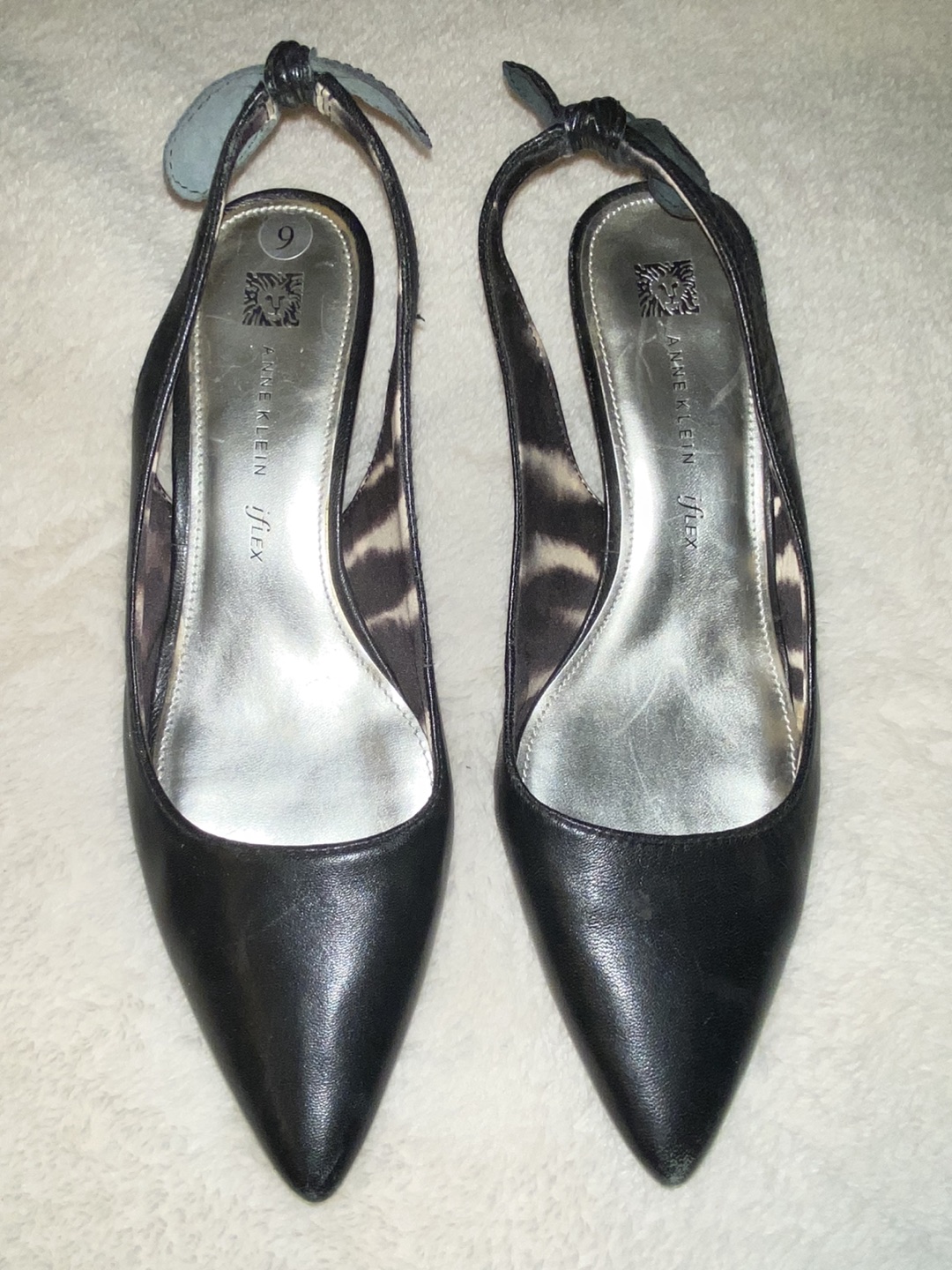 Anne Klein Heels - Black Heels , Low Heels thumbnail