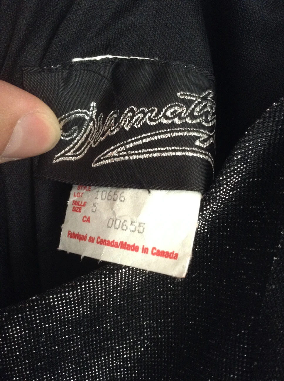 Black Spaghetti Strip with Shine Silver Glam dress image indicator(3)