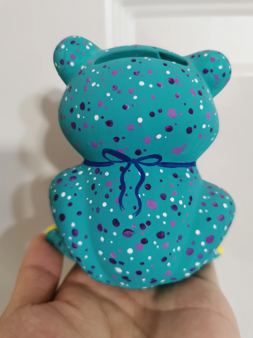 hand painted frog piggy bank image indicator(2)