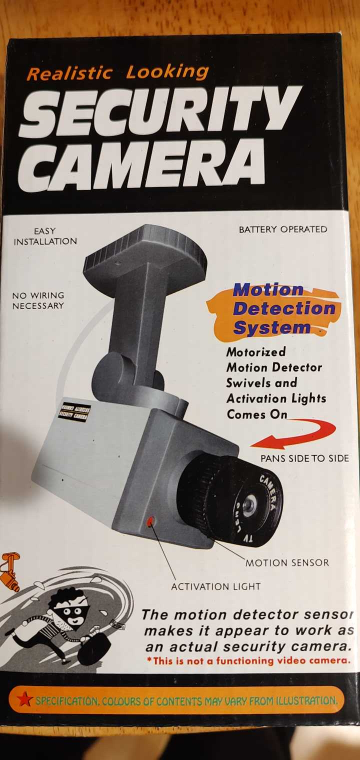 dummy surveillance camera