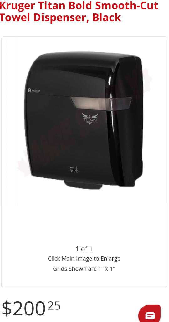 Kruger Titan tissue paper dispenser thumbnail