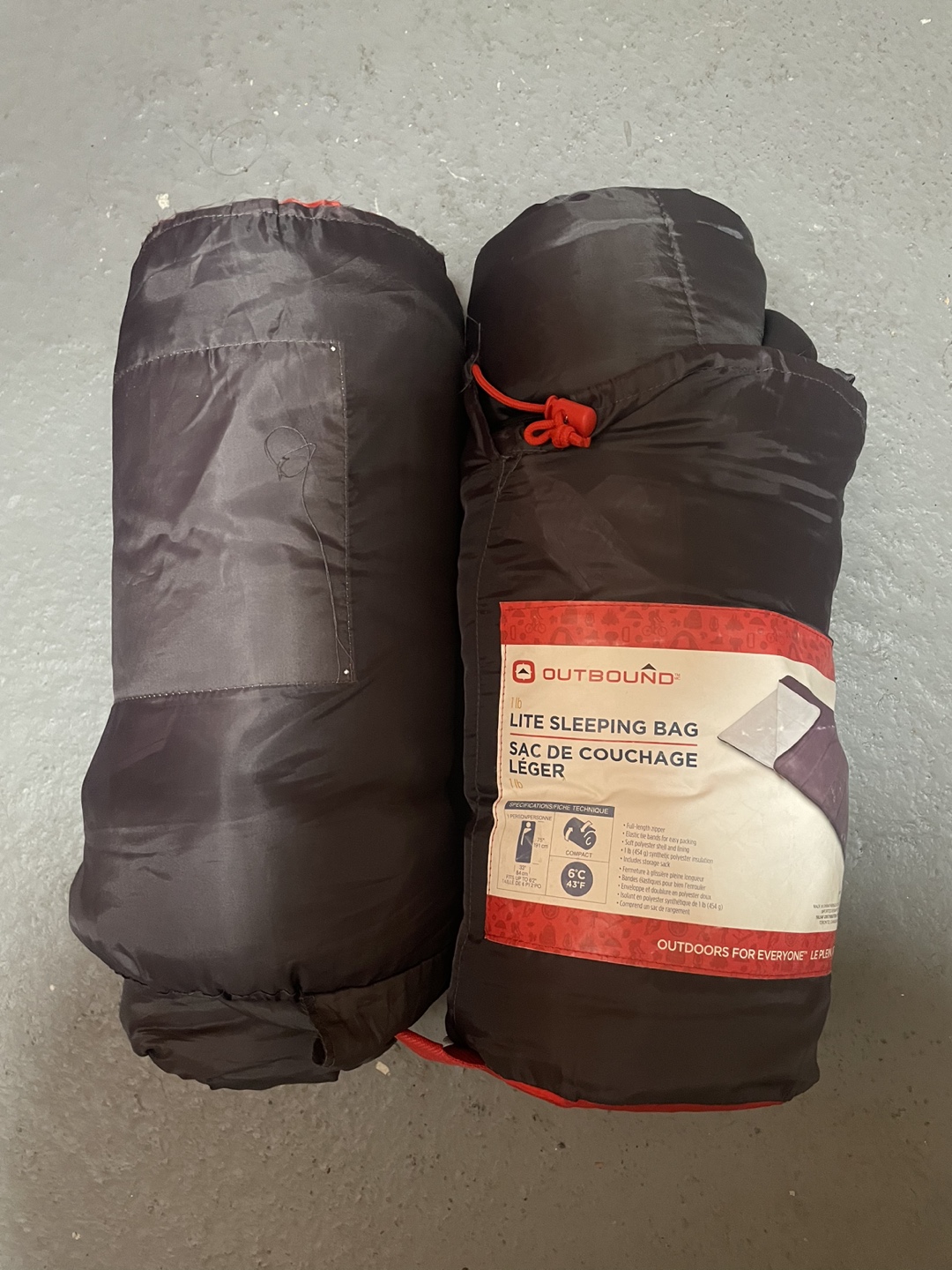 2 x sleeping bags