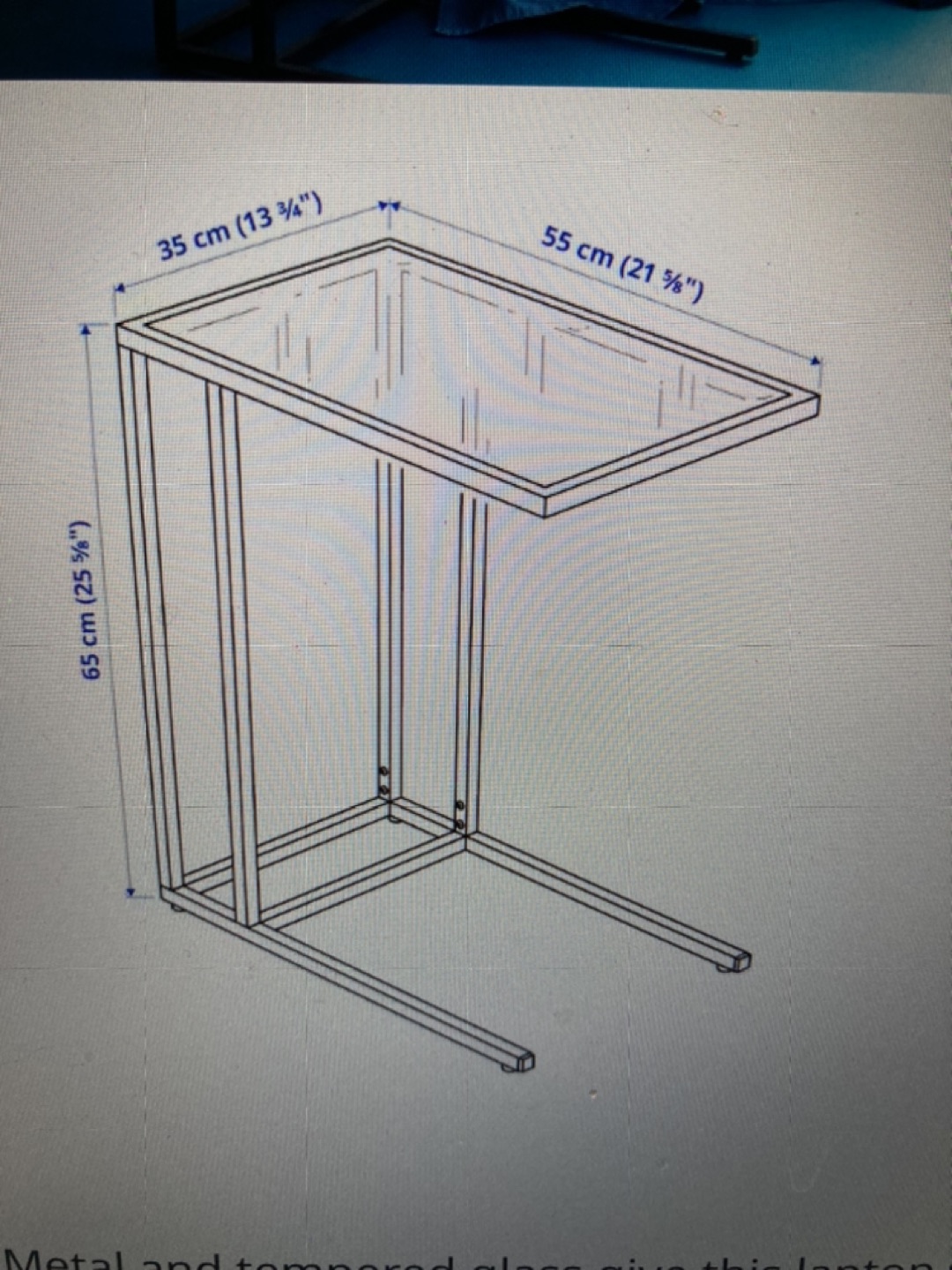 Ikea VITTSJO Side Table - photo 3