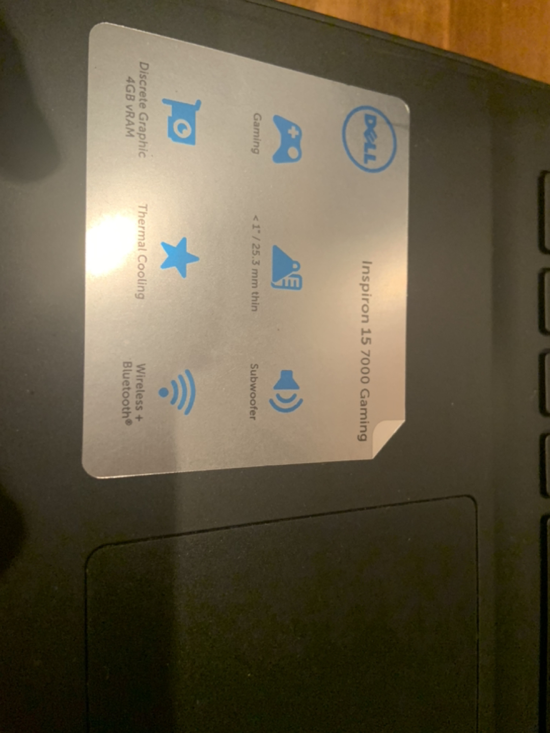 Dell Inspiron15 7000 Gaming Laptop - photo 3