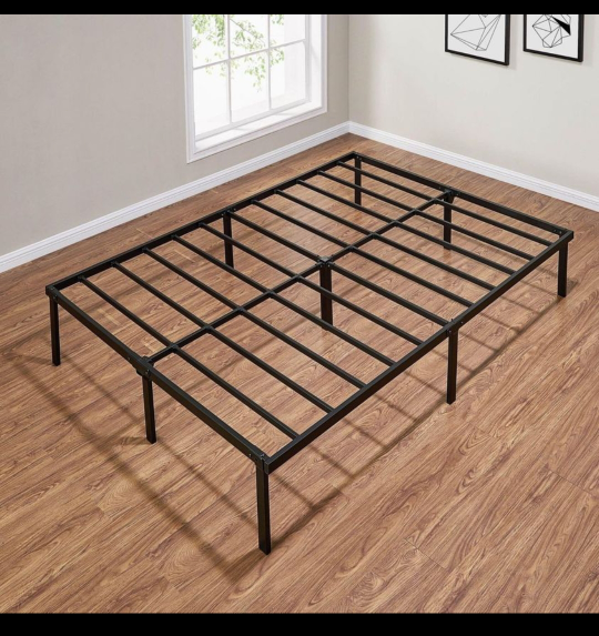 TWIN SINGLE FULL DOUBLE Mainstays 14" Heavy Duty Slat Bed Frame thumbnail