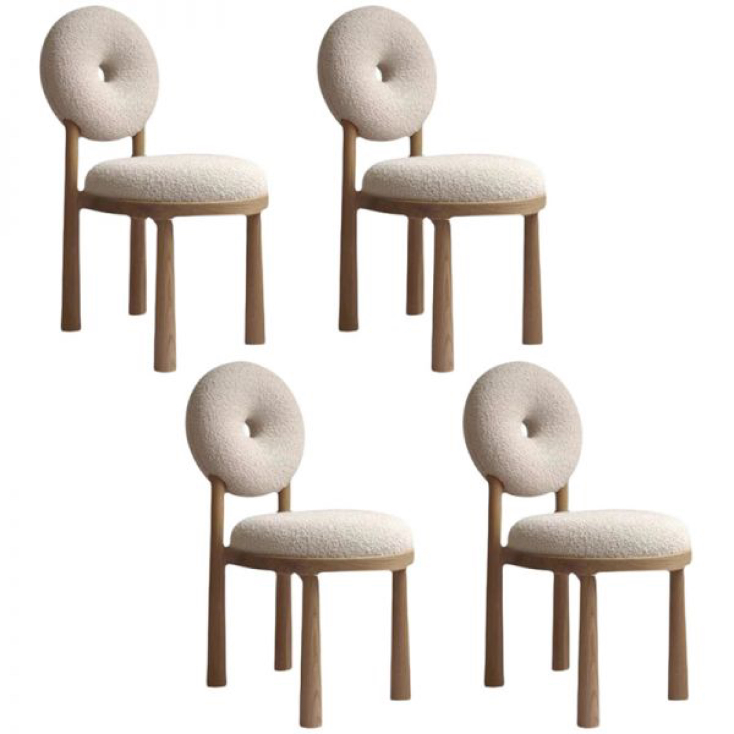 Boucle Chairs set of 4 - photo 3