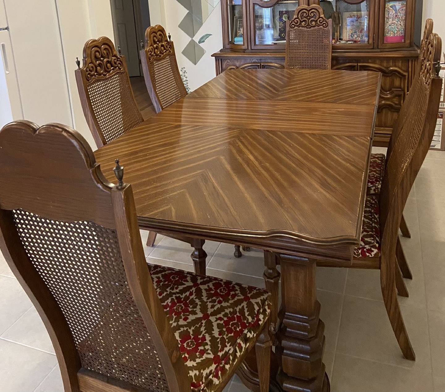 ⬆️ dining table set with 6 chairs wood