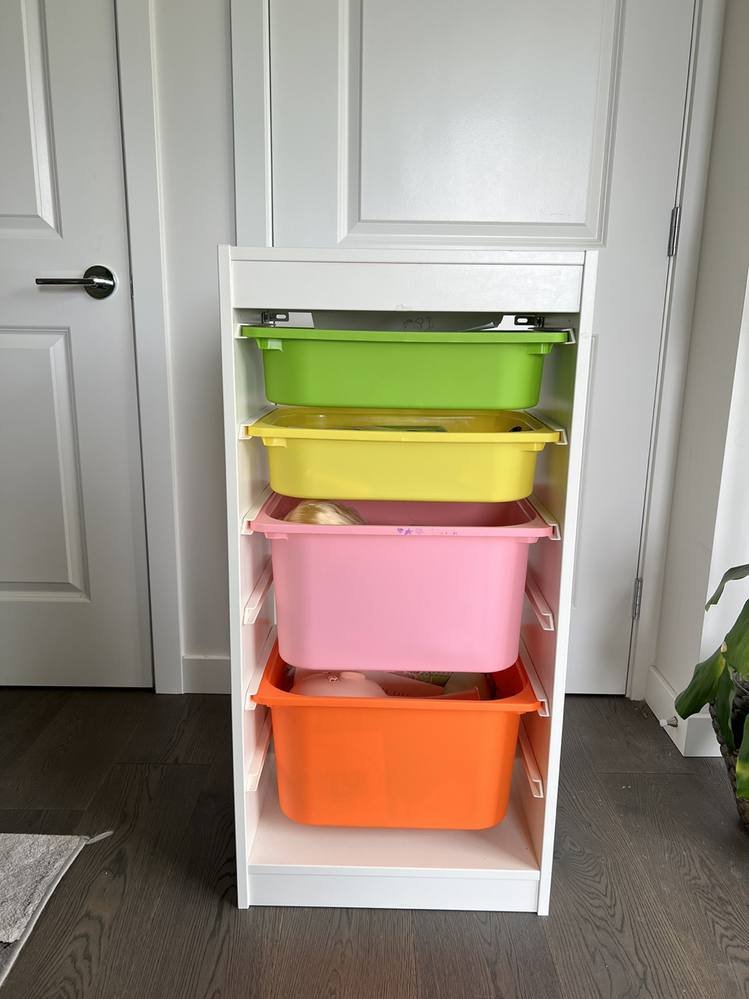 IKEA storage bin cabinet
