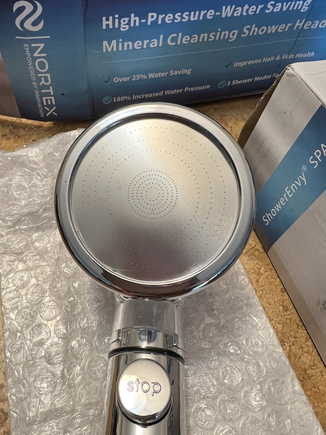 Nortex - (2) Shower Head with Shower Hose and Holder ⬆️ image indicator(4)