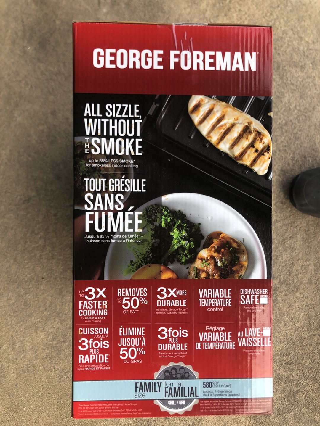 Smokeless Grill - George Foreman - photo 3
