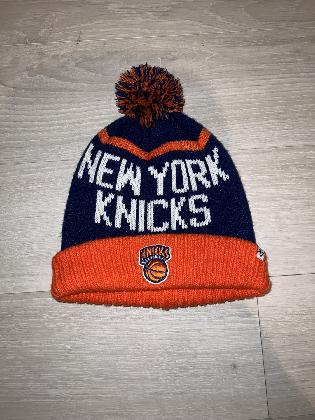 NY Knicks and Pittsburg Penguins Winter Hat