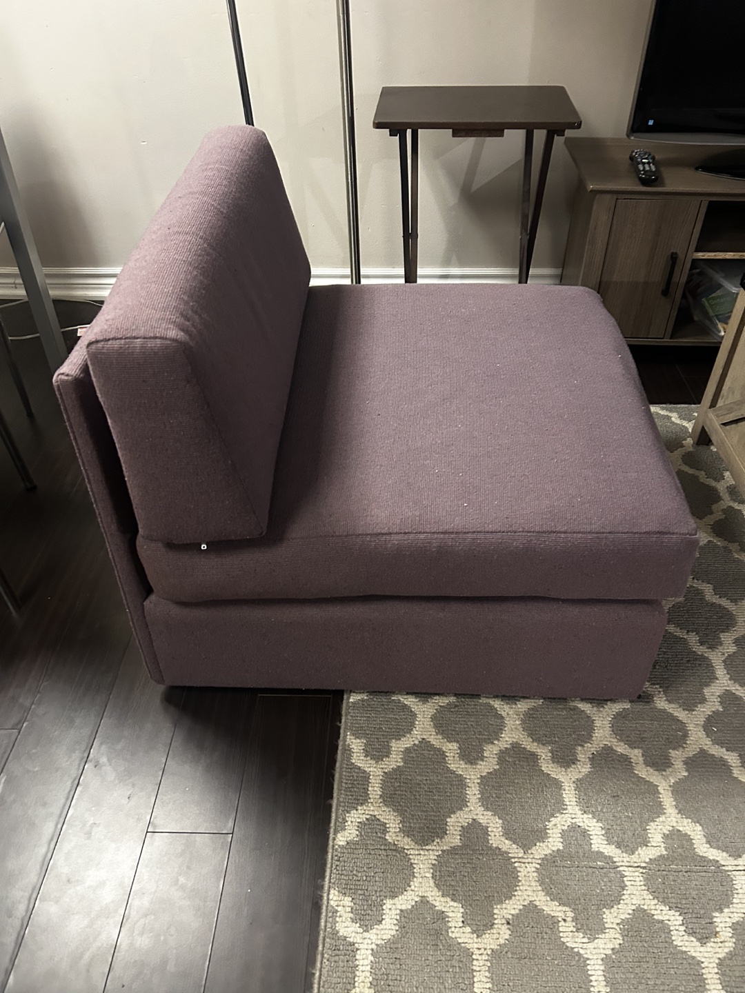Purple love seat - photo 2