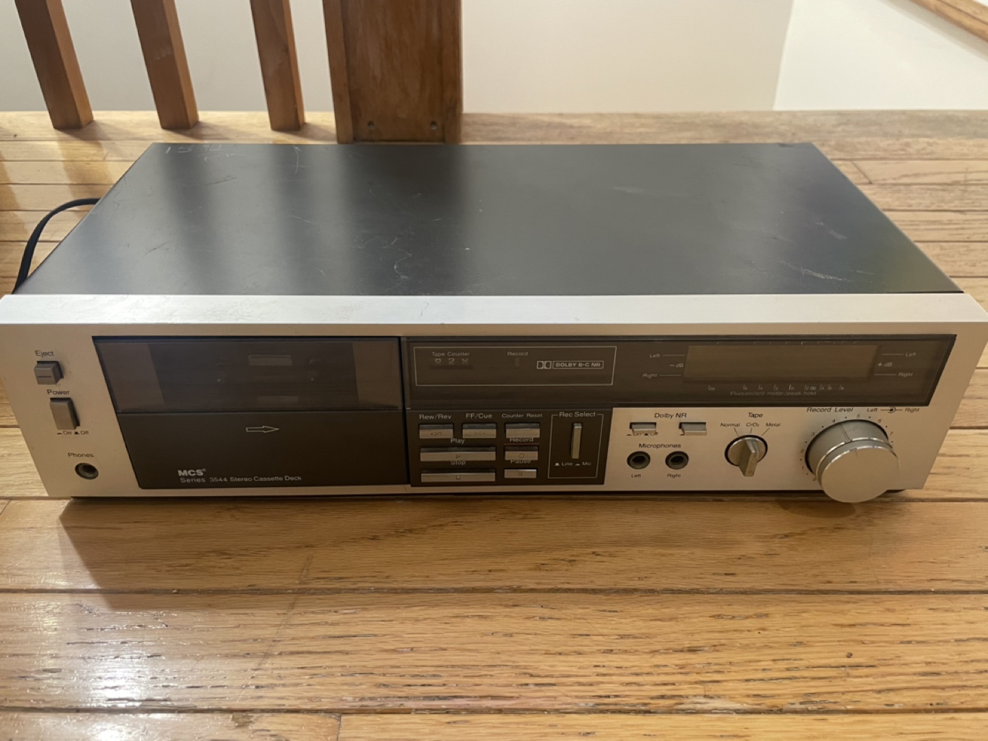 1982 MCS-3544 cassette player/tape deck - photo 3