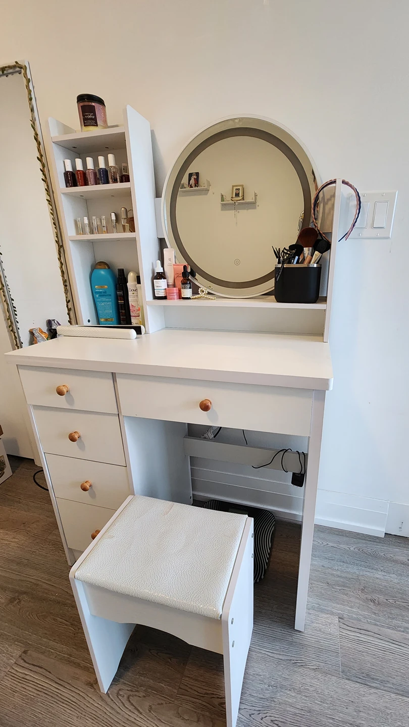 Wayfair Vanity Table & Chair thumbnail