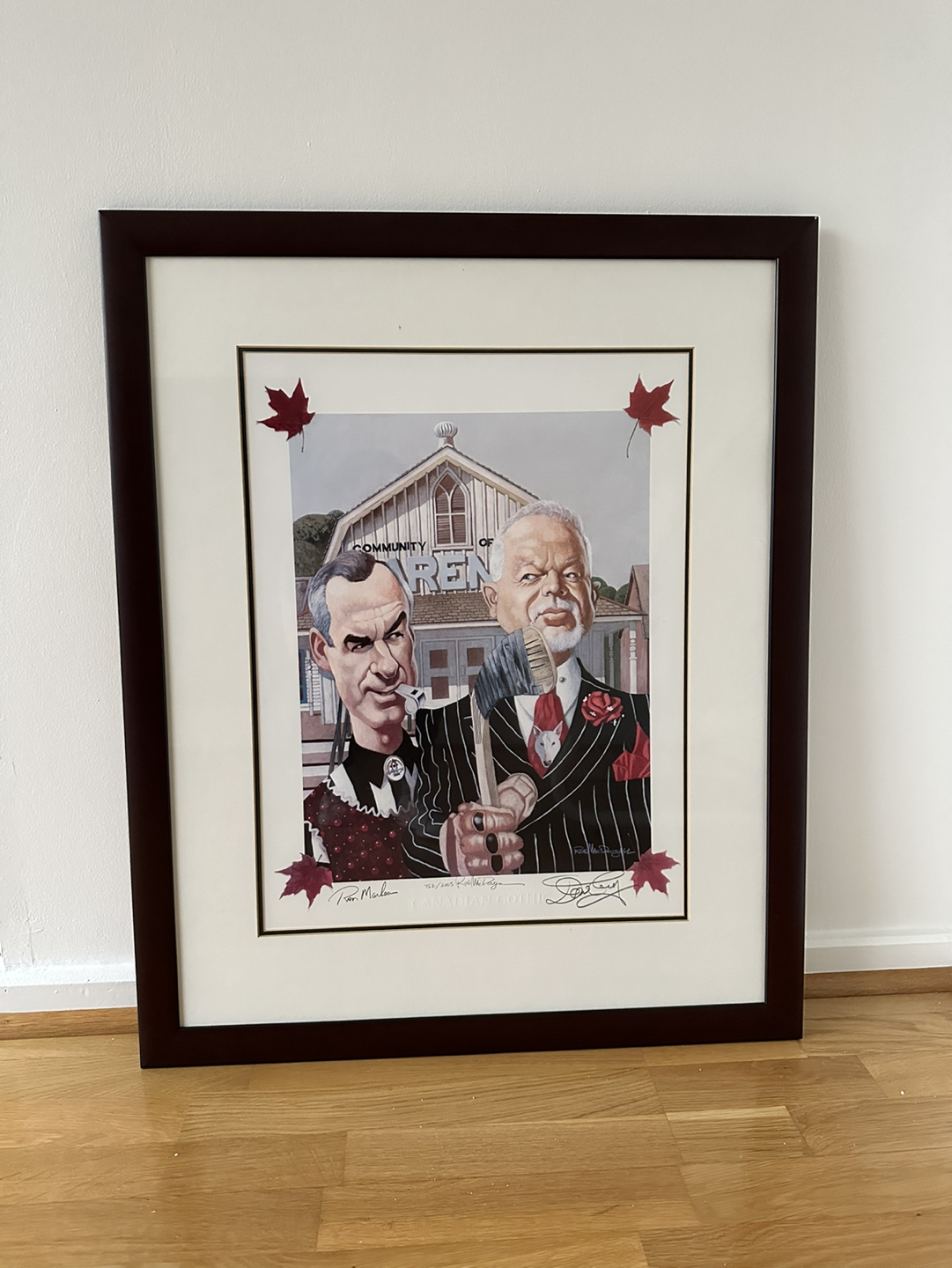 'Canadian Gothic' - Ron MacLean & Don Cherry signed thumbnail