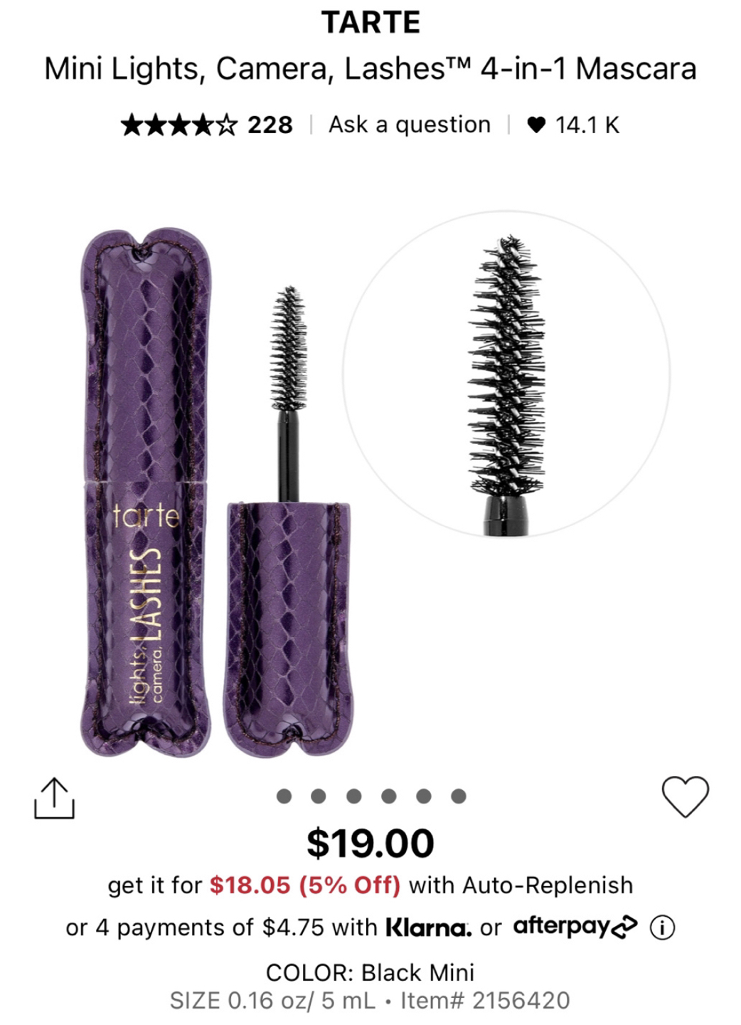 BRAND NEW! Mini Tarte Mascara - photo 3
