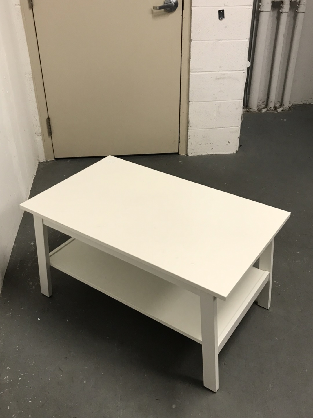 IKEA Elegant White Coffee Table 90cm Wide