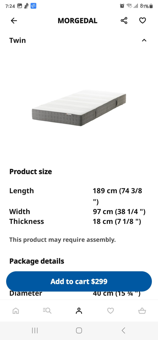 ikea matresses