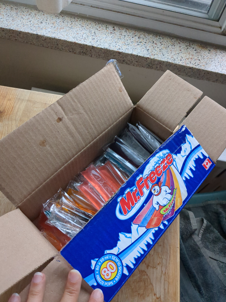 Mr Freeze pops