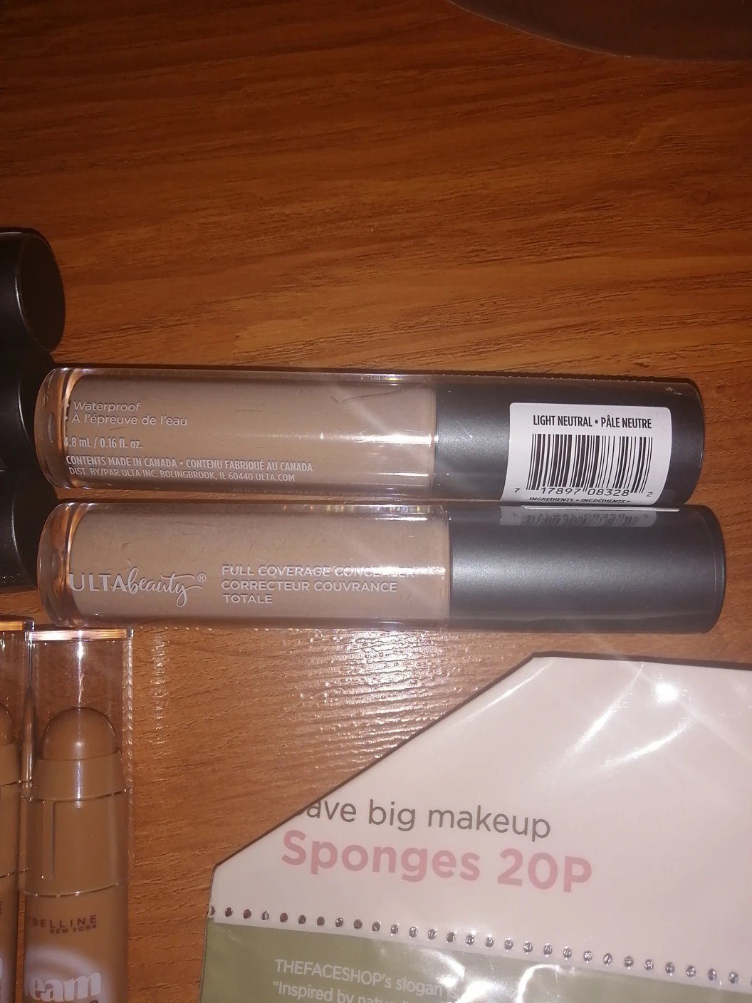 Foundation, concealer, powder image indicator(5)
