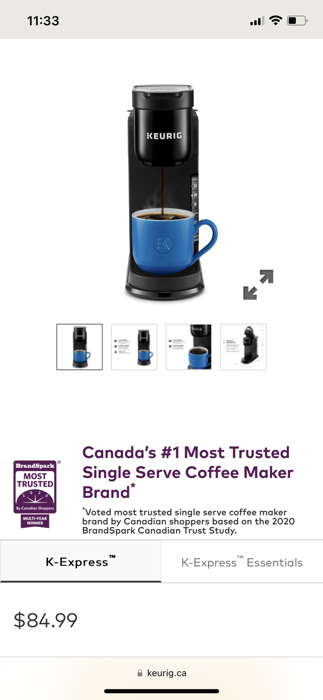 KEURIG® K-EXPRESS™ SINGLE SERVE COFFEE MAKER