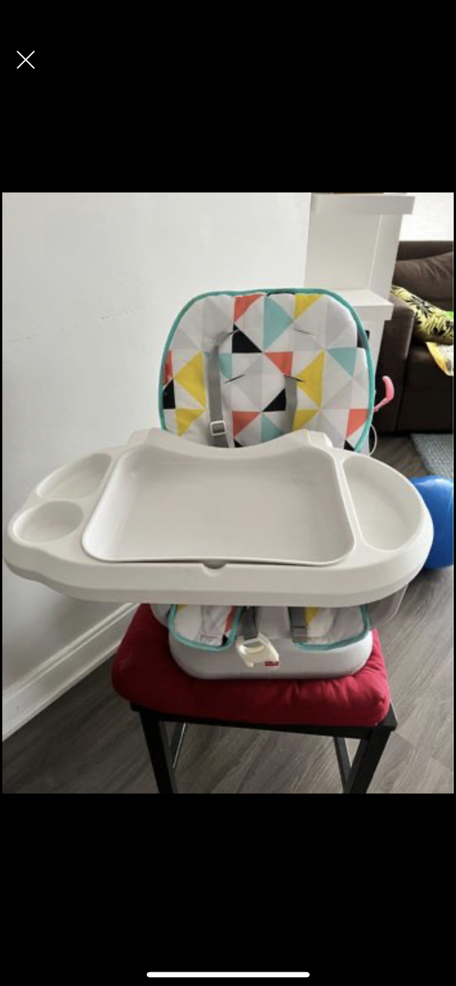Fisher price chair and toys thumbnail