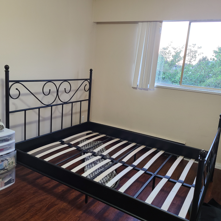 Queen Canopy Bed Frame-50% off market price (Moving Sale)