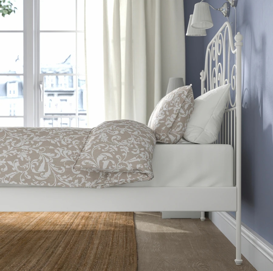 Bed frame (Queen) , white,  - photo 3