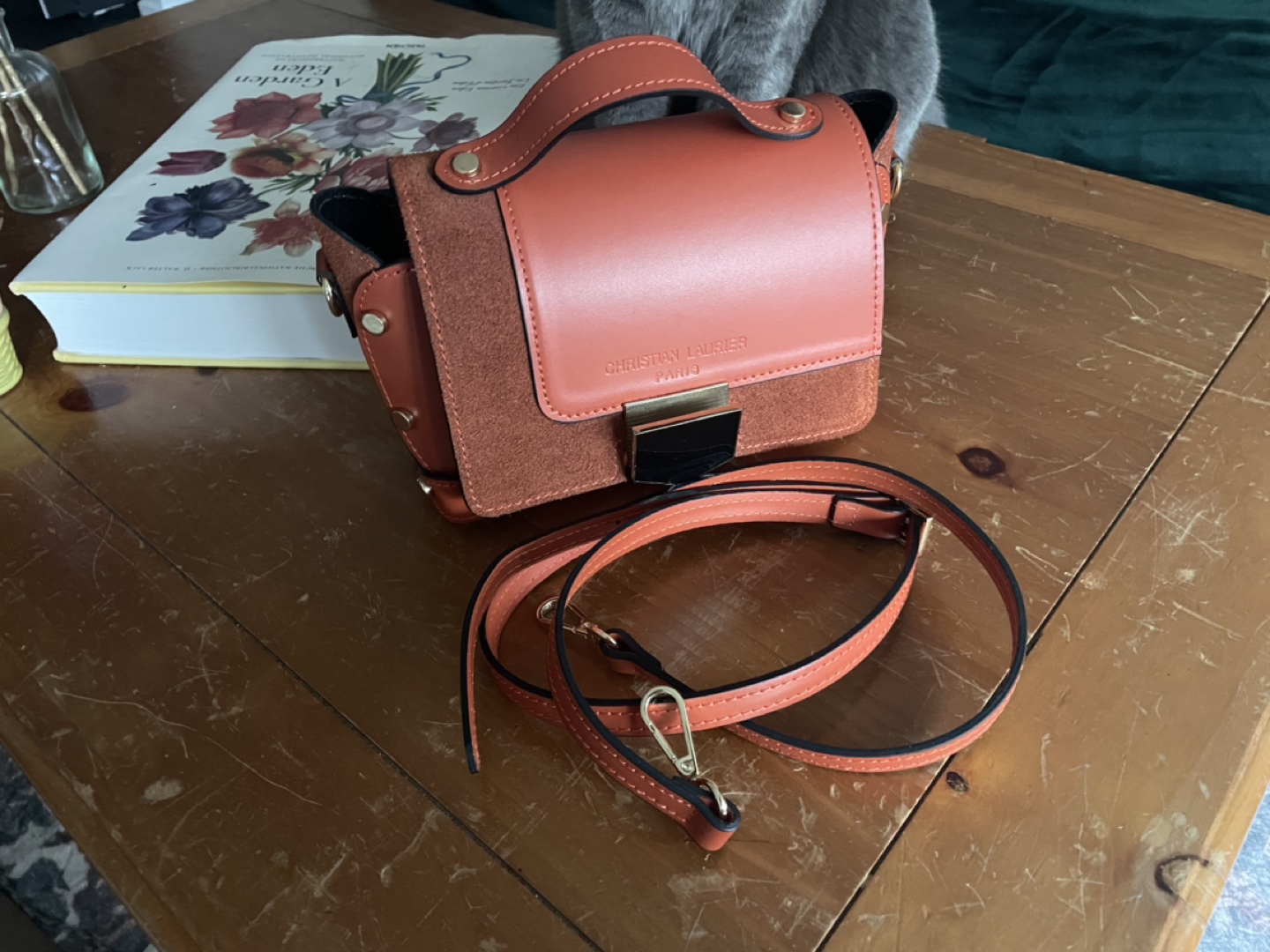 Leather handbag - photo 4