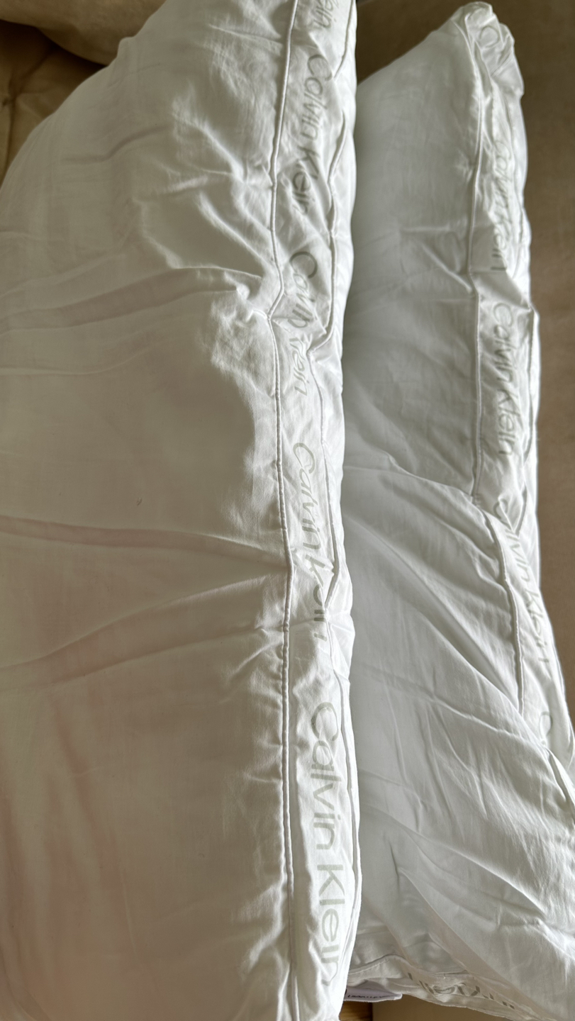 CK king size pillows x2 thumbnail