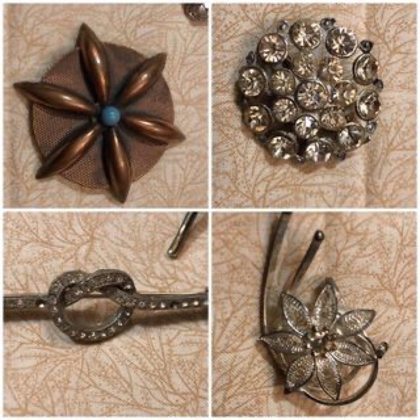 Vintage lot of brooches / pins - photo 2