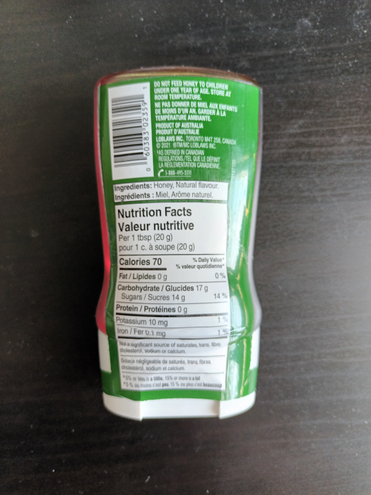 Free Ginger Honey (President's Choice) image indicator(2)