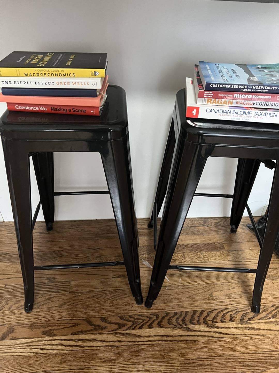 Two Industrial Bar Stools - photo 2