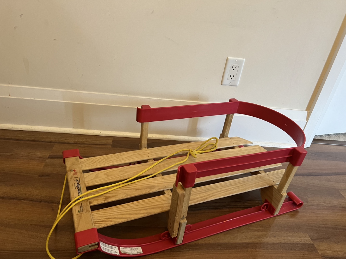 Wooden sled - photo 3