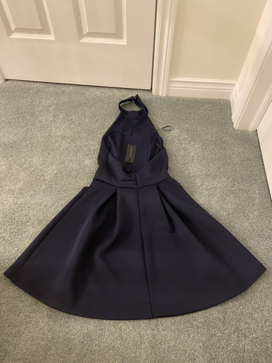 Dynamite Navy Blue Halter Dress XS-S-M (BNWT) image indicator(3)