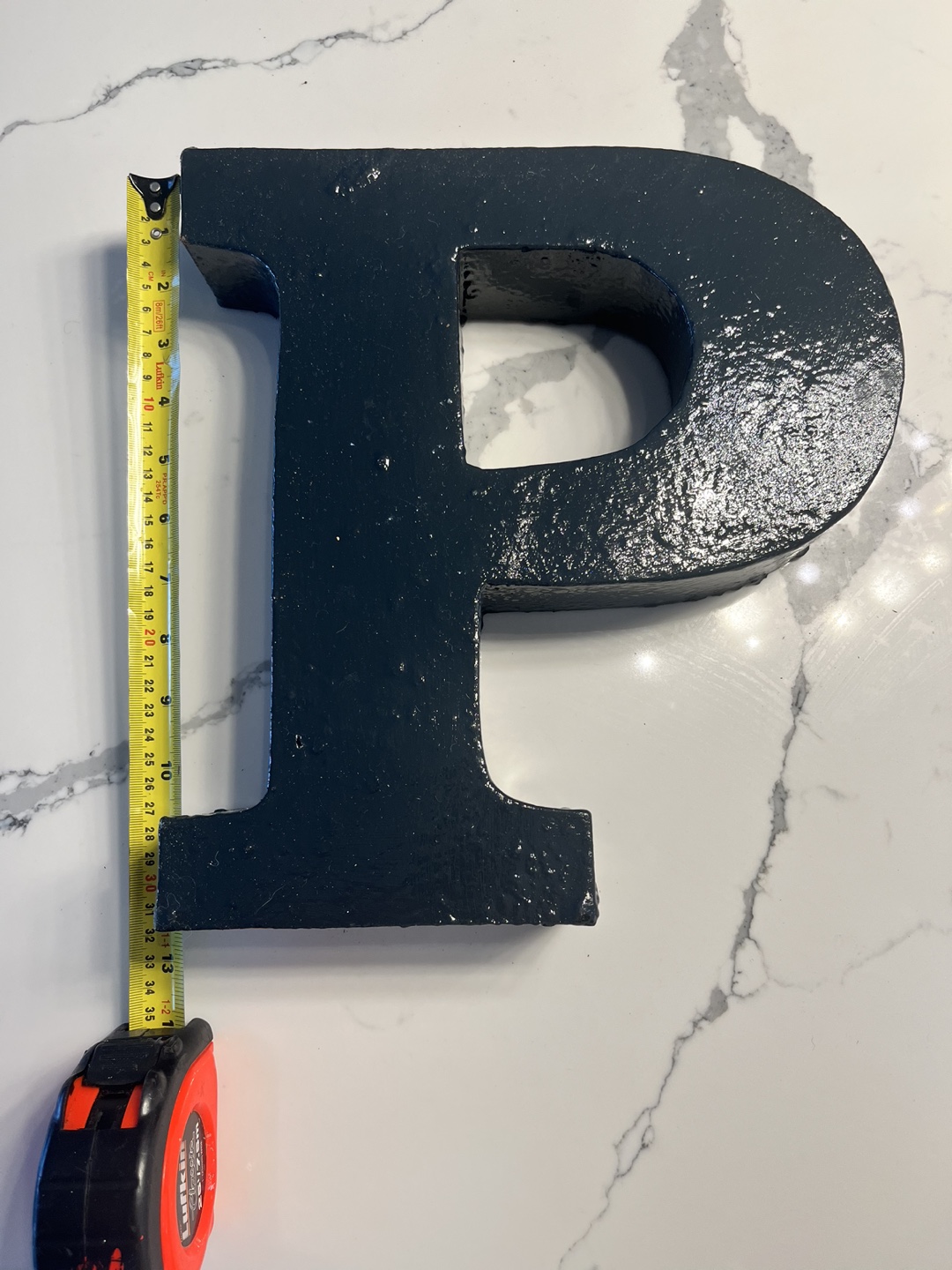 Metal letter P - photo 2
