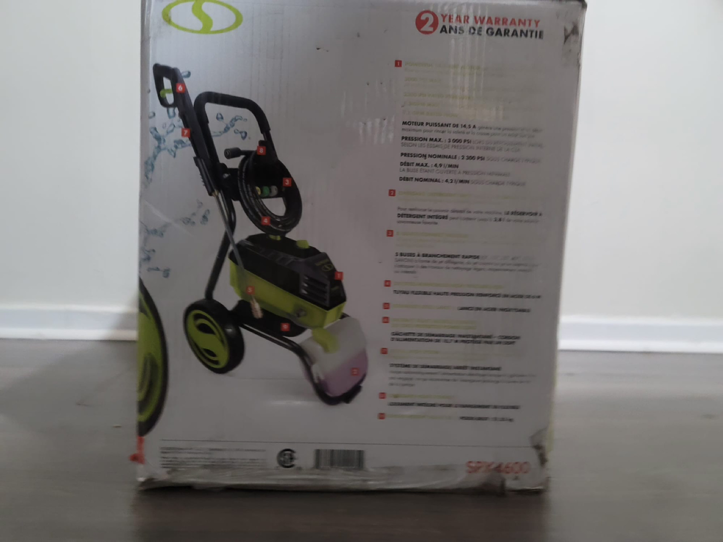 Sun Joe Electric Pressure Washer - photo 2