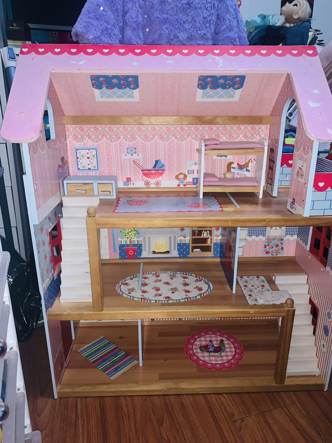 Wooden dollhouse image indicator(2)